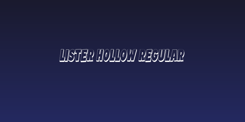Lister Hollow Regular Social Header
