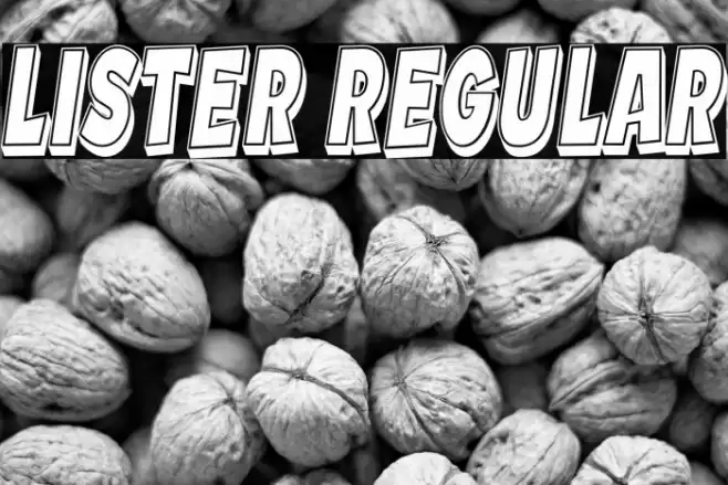 Lister Regular Font examples