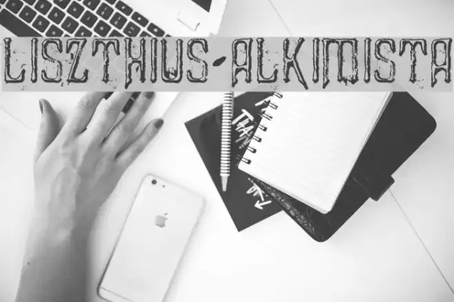 Liszthius-Alkimista Font examples