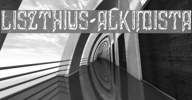 Liszthius-Alkimista Font examples