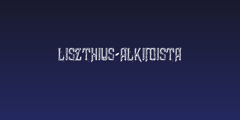 Liszthius-Alkimista Social Header