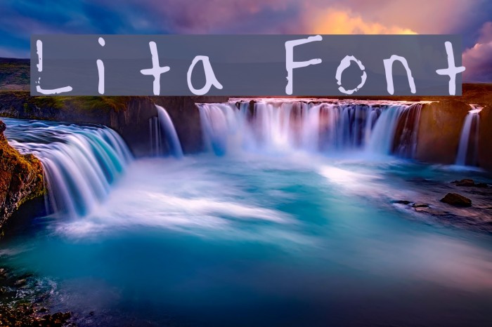 Lita Font examples