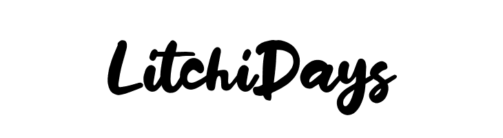 Litchi Days  les polices de caractères gratuit tlcharger