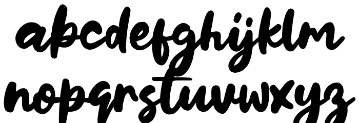 Litchi Days Font LOWERCASE