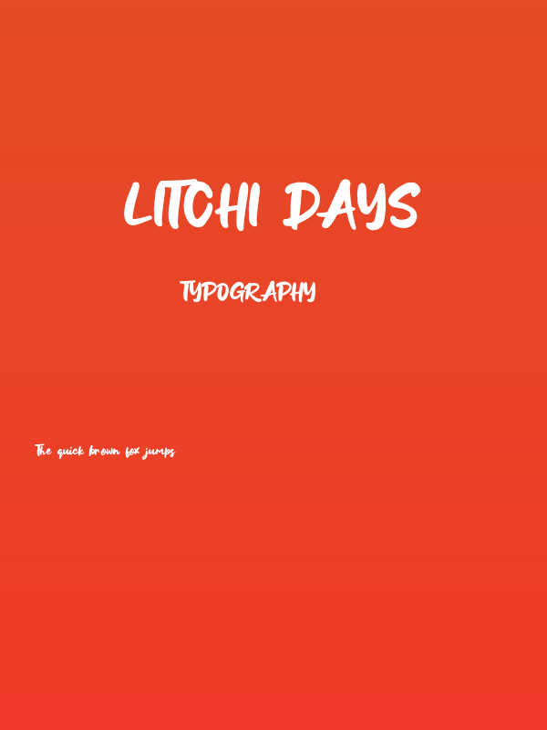 Litchi Days Poster