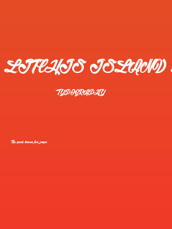 Litchis Island light_PersonalUseOnly Poster