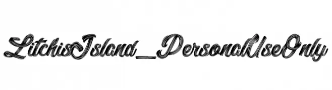 Litchis Island_PersonalUseOnly  Frei Schriftart Herunterladen