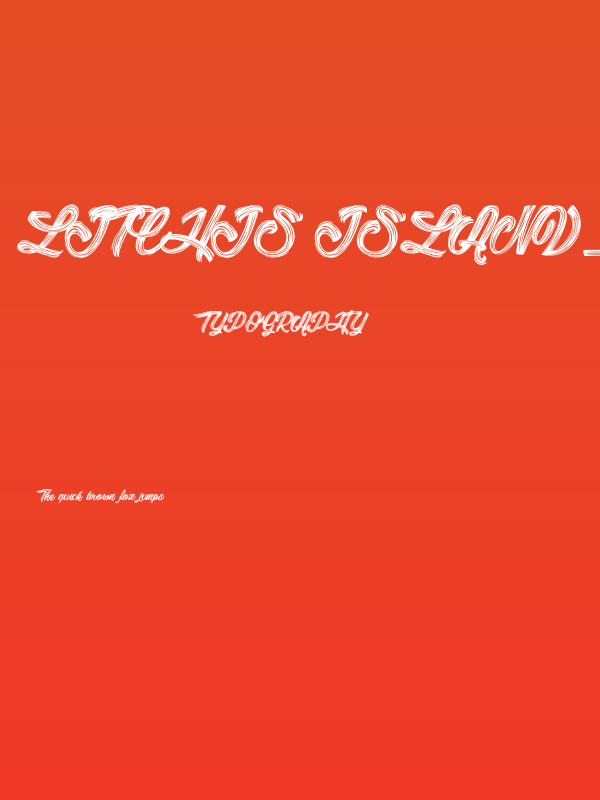 Litchis Island_PersonalUseOnly Poster