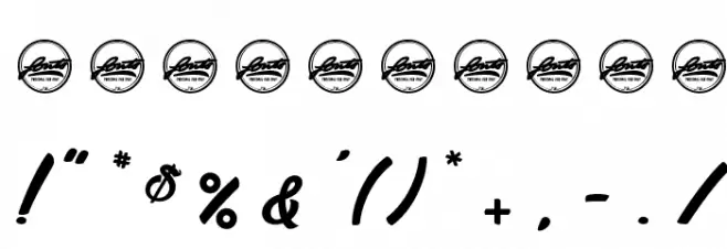 Litchis on Velvet_PersonalUseOnly Font OTHER CHARS