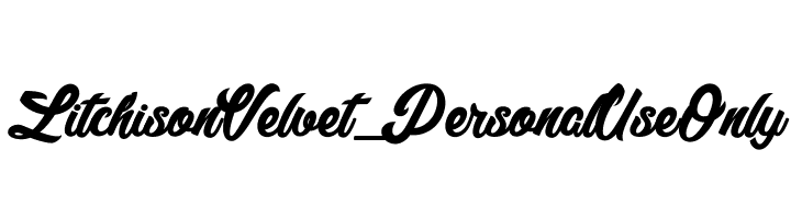 Litchis on Velvet_PersonalUseOnly  font caratteri gratis