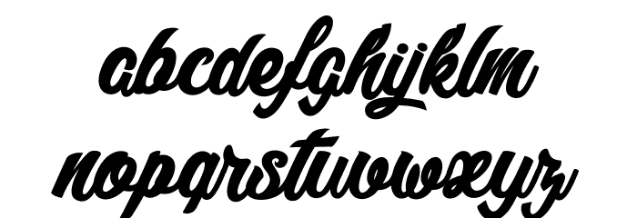 Litchis on Velvet_PersonalUseOnly Font LOWERCASE