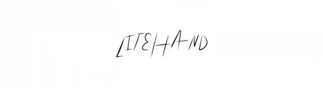LiteHand  les polices de caractères gratuit tlcharger