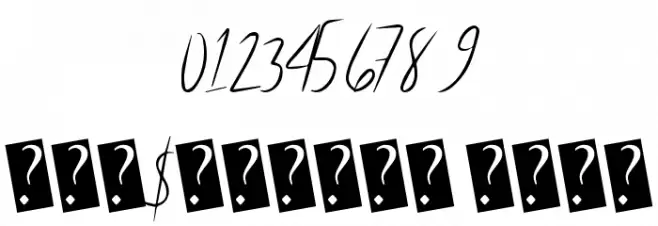 LiteHand Font OTHER CHARS