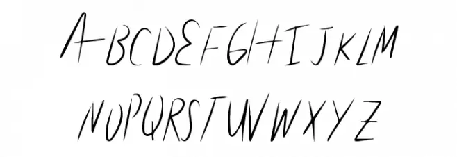 LiteHand Schriftart Groß