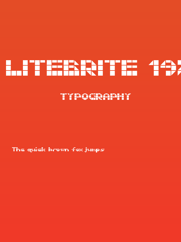 Litebrite 1975 Poster