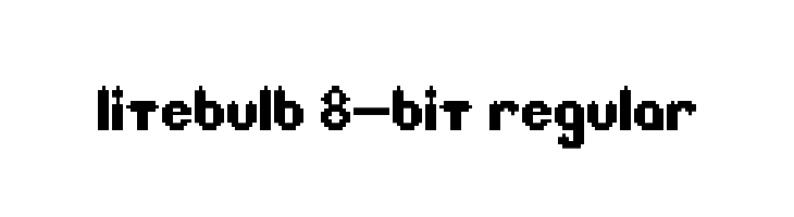 Litebulb 8-bit Regular шрифт содержит 338 красиво оформленные персонажи. ✔ ...