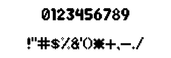 Litebulb 8-bit Regular Font OTHER CHARS