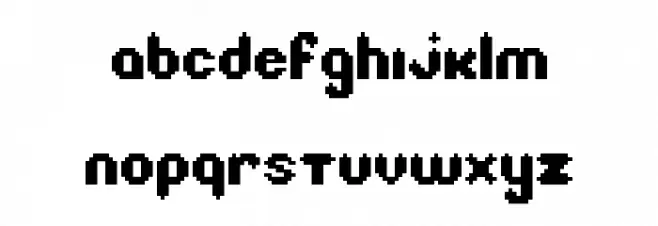 Litebulb 8-bit Regular フォント 大文字