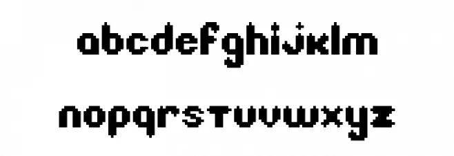 Litebulb 8-bit Regular Font LOWERCASE