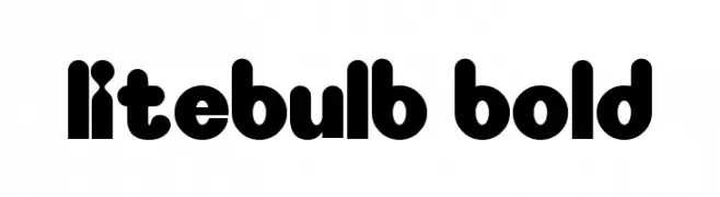 Litebulb Bold  تنزيل الخطوط