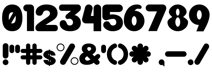 Litebulb Bold Font OTHER CHARS