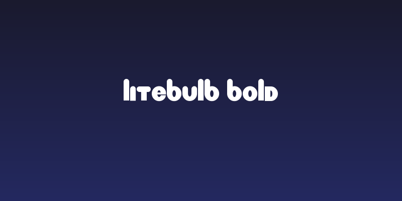 Litebulb Bold Social Header