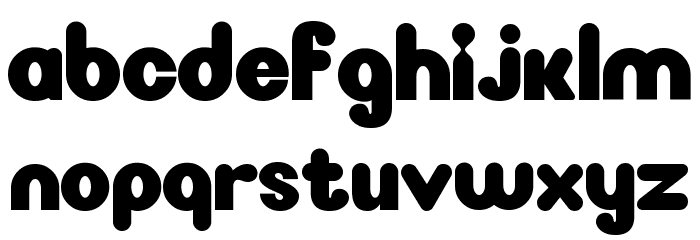 Litebulb Bold Font LOWERCASE