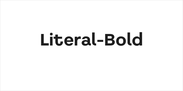 Literal-Bold Logo