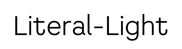 Literal-Light  Free Fonts Download