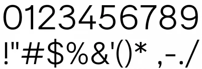 Literal-Light Font OTHER CHARS