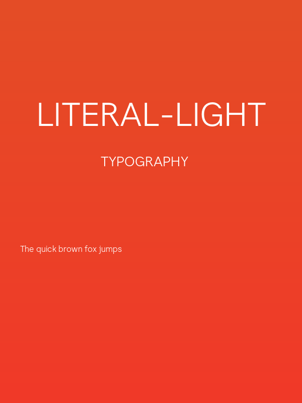 Literal-Light Poster