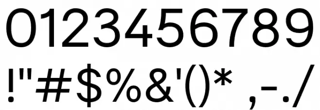 Literal-Regular Font OTHER CHARS