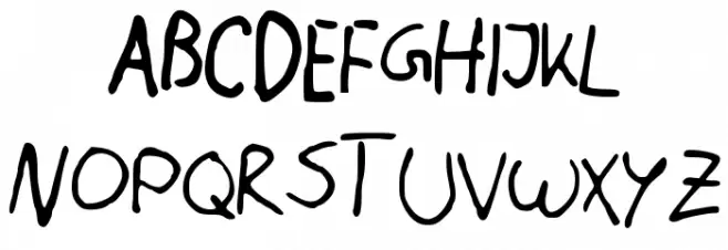 Literally Handwriting Font Litere mari