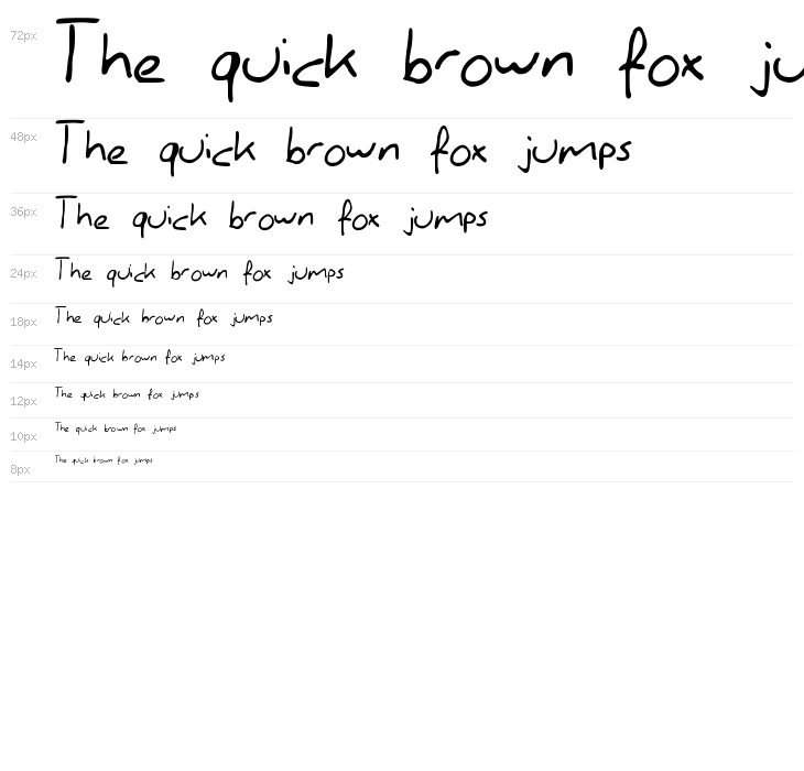 Literally Handwriting Waterfall