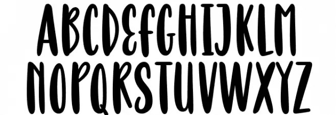 Literally Natural Font Litere mari