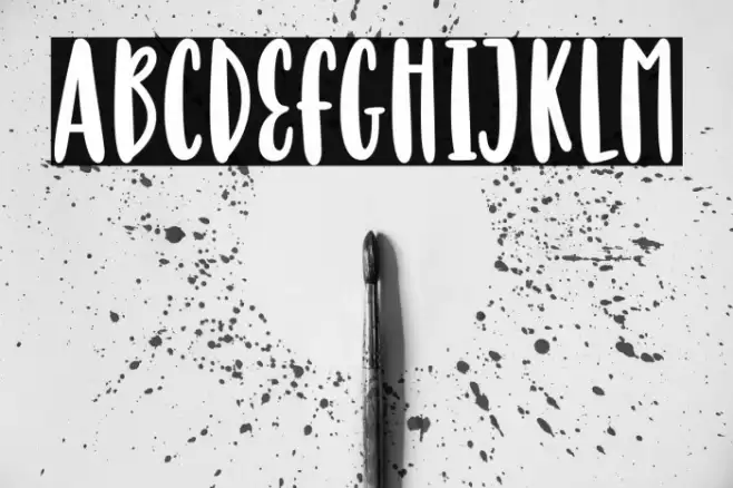 Literally Natural Font examples