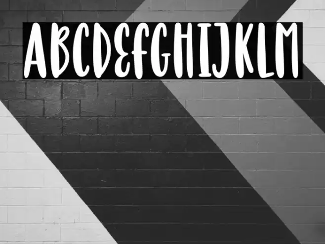 Literally Natural Font examples