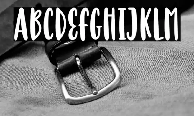 Literally Natural Font examples