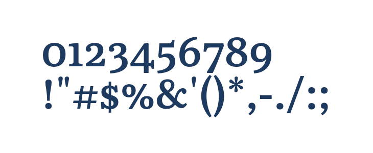 Literata Book SemiBold Other Characters