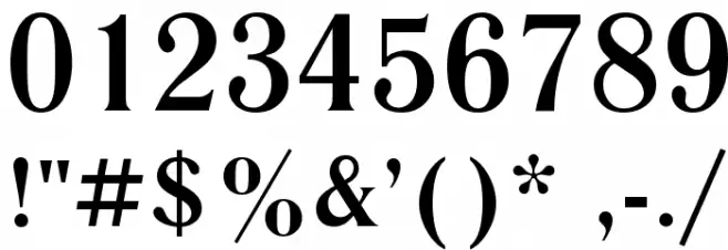 Literaturnaya Book Font OTHER CHARS