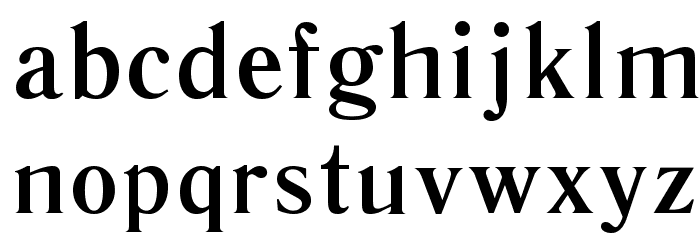Literaturnaya Book Font LOWERCASE