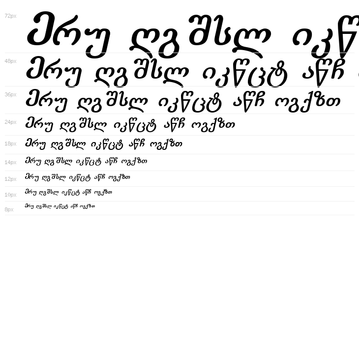 Literaturuly-ITV Bold Italic Waterfall