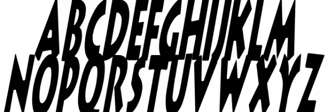 LithoComix Italic Polices MAJUSCULES