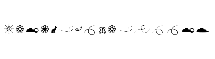 Lithunoa Dingbats  免费字体下载