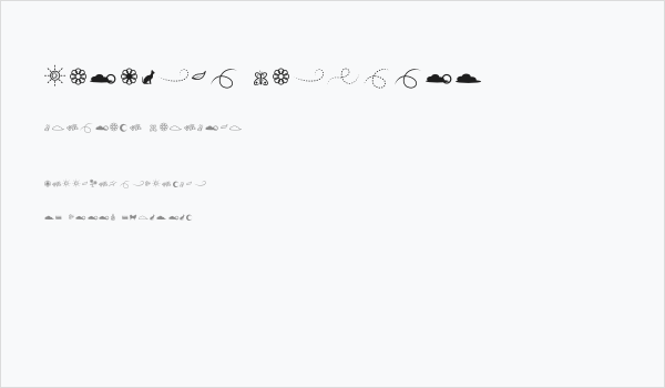 Lithunoa Dingbats Business Card