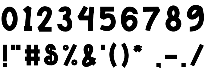 Lithunoa Font OTHER CHARS