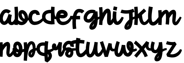 Lithunoa Font LOWERCASE