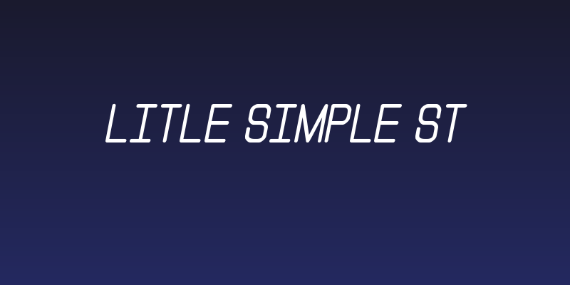 Litle Simple St Social Header
