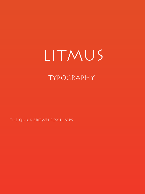 Litmus Poster
