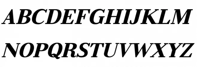 Litoland Italic 字体 大写